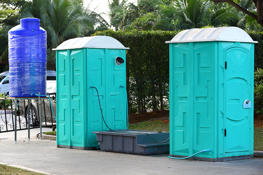 portable toilets with hose